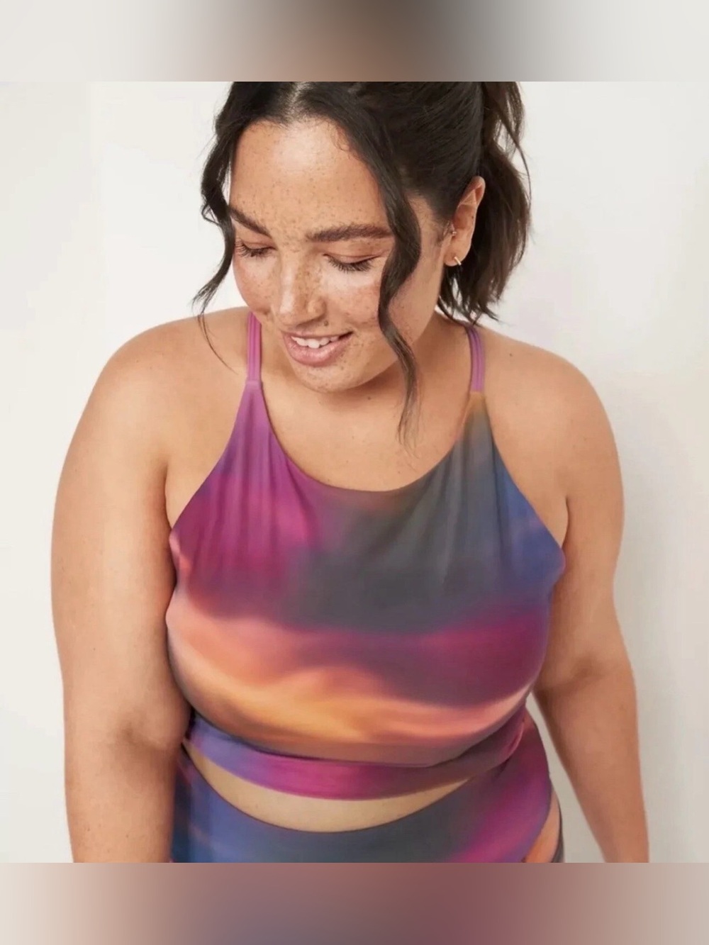Old Navy Women’s Light Support PowerSoft Longline Sports Bra Women’s Size 4X